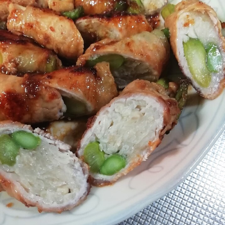 照り照り*アスパラとえのきの肉巻き